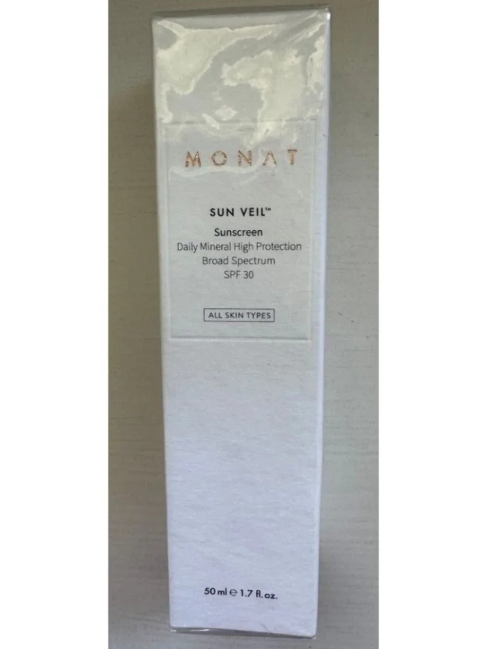 Monat Sun Veil Sunscreen Daily Mineral High Protection 50 ml 1.7 fl oz SPF 30